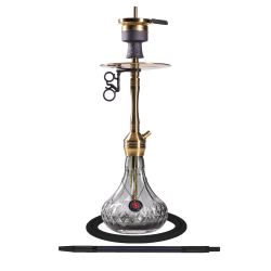 Ναργιλές AMY Deluxe Xpress Fame S SS29.02 Gold-Black 60cm